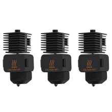 3X Hotend-Kit für A1/A1 Fast Speed Hot End-Baugruppe, 0,4-mm-Düse Aus Gehärtetem Stahl, 3D-Druckerteile