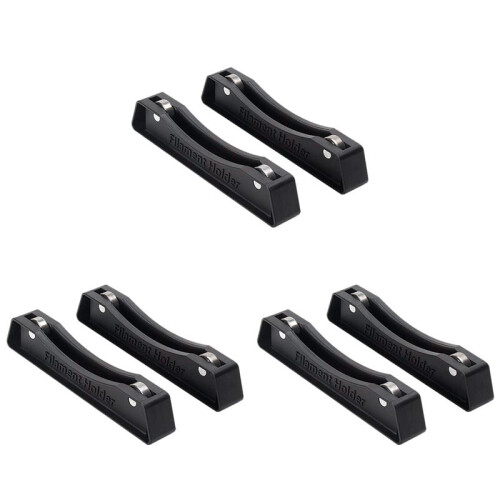 6x 3D Printer Filament Holder Extra Smooth 3D Printing PLA ABS Bracket FDM Printing Wire Consumables Rack Accessories
