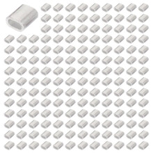 2.5mm Single Hole Wire Rope Aluminum Sleeves Clip Cable Crimps 600pcs