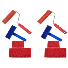 Wood Grain Tools, 8Pcs Wood Grain Roller Painting Tools Texture Pattern with Handles Texture Tool Paint,for Wall Room