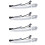 4X Left Front Door Handle  Keyless Entry for  Leaf Maxima Sentra 2009-2018 80645-1AA0A Exterior Handle Chrome 1