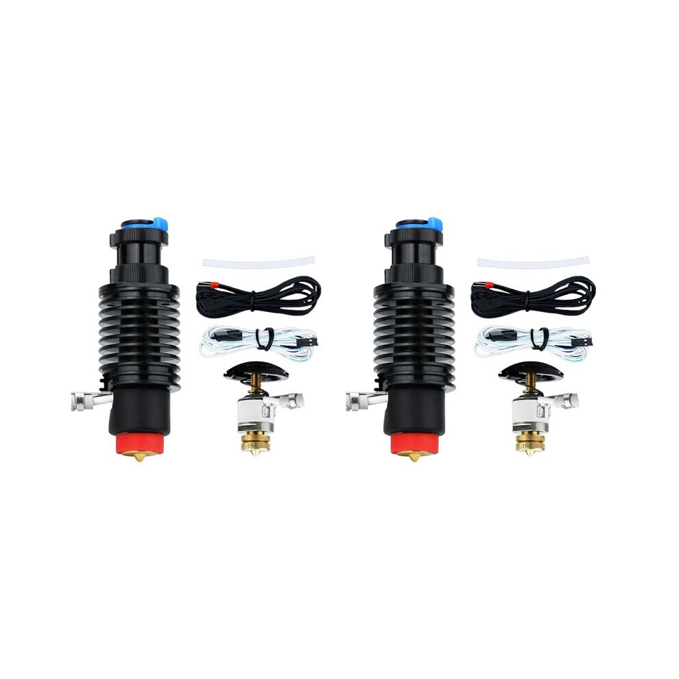 2X For E3d Revo Hotend Kit V6 Radiator Brass Nozzle Ceramic Heating Core 104Nt Thermistor For E3d Revo 3D Printer Parts 4711477120820