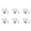 6 X Ceramic Door/Wardrobe/Cabinet/Cupboard Knob Handle Drawer White 1