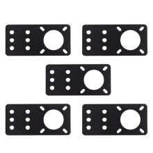 5X Impresora 3D - Aluminio Nema 17 Placa de Montaje del Motor Paso A Paso para Máquina Cnc Impresoras 3D para Cnc Piezas