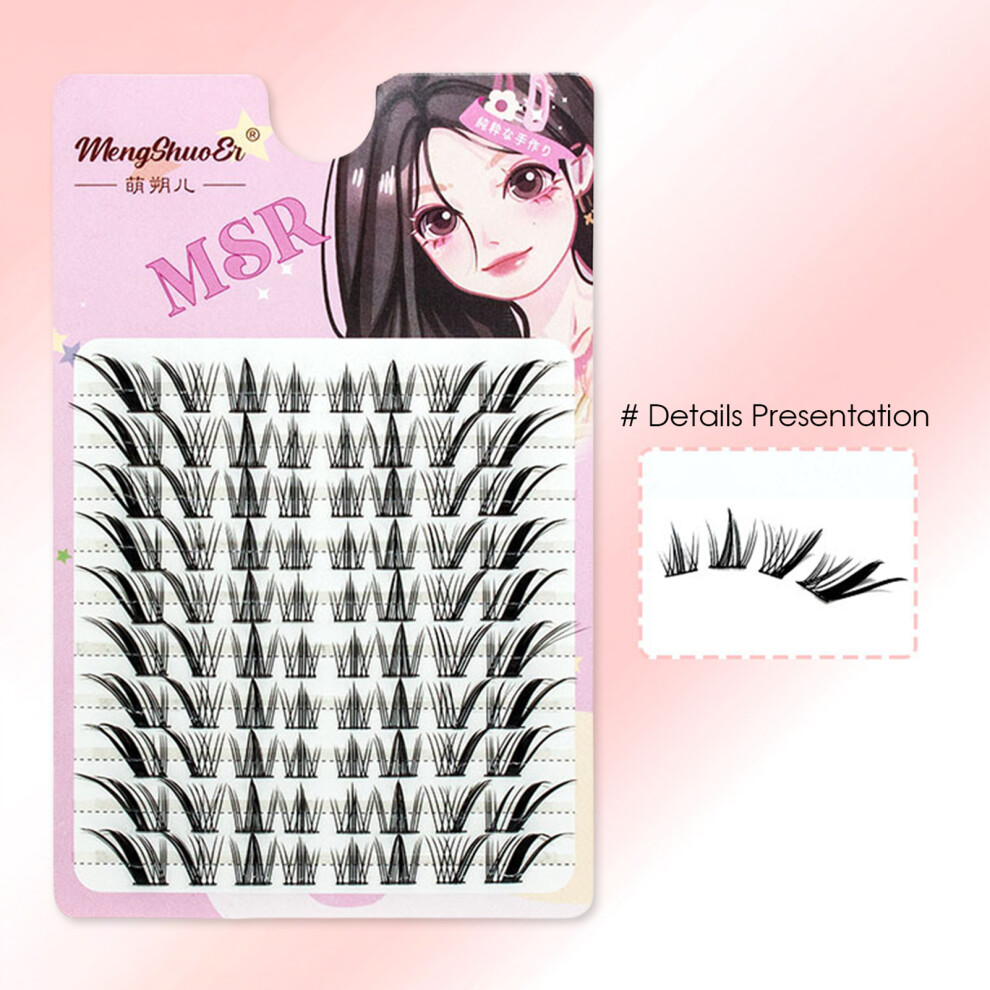 Roc-Electron Black Natural Curl False Eyelashes For Women