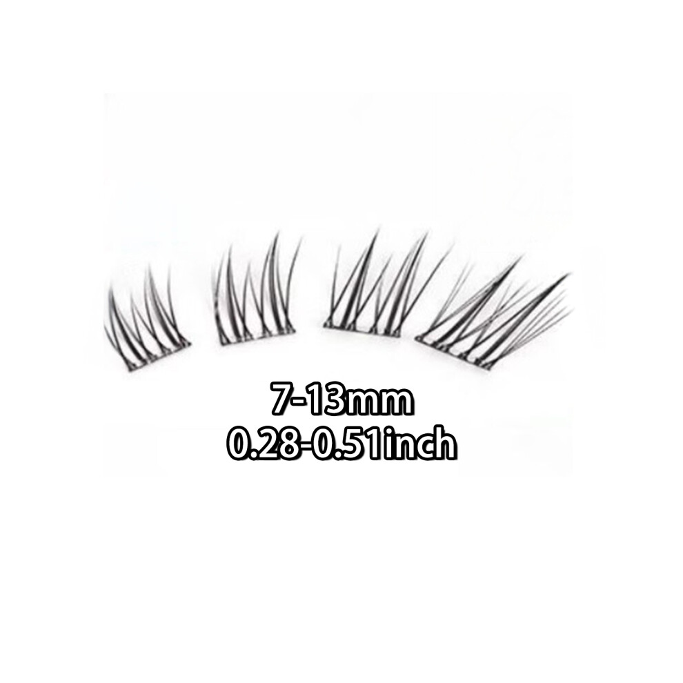 Hue-Grain (20 Rows) Fox Eye Glue-Free Lashes For Hanfu Makeup
