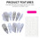 (S) Ribbon Printed Fake Nails - Durable & Comfortable 4