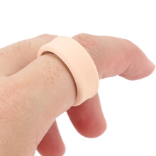 Custodia universale in silicone elasticato per Anello di Salute Intelligente, Rosa, Taglia 6-10