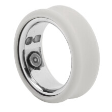 Copri Anello in Silicone Flessibile Grigio per Anelli di Salute Intelligenti Taglie 6-10