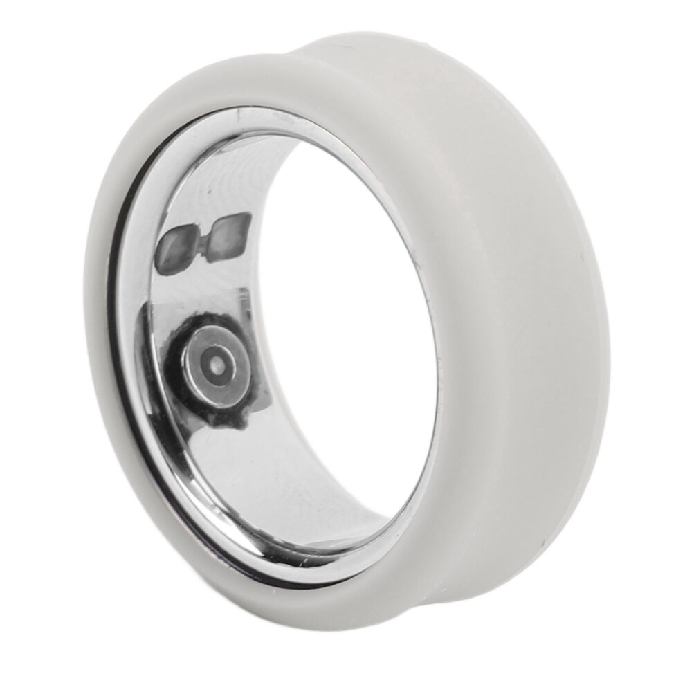 Elastic Silicone Cover For Smart Health Ring Universal Fit For Size 6-10 Grey 7601385828987