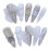 (S) Ribbon Printed Fake Nails - Durable & Comfortable 5