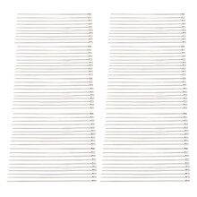 Outils de tricot en acier inoxydable à longue durée de vie ; conception légère ; aiguilles polyvalentes pour le quilting, la broderie et le