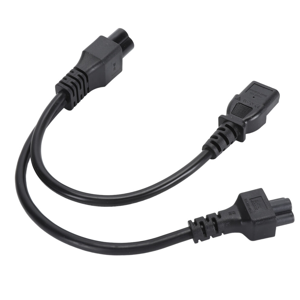 Iec C6 Male To C13+C5 Female Power Splitter Cable 0.3M 3161385828409