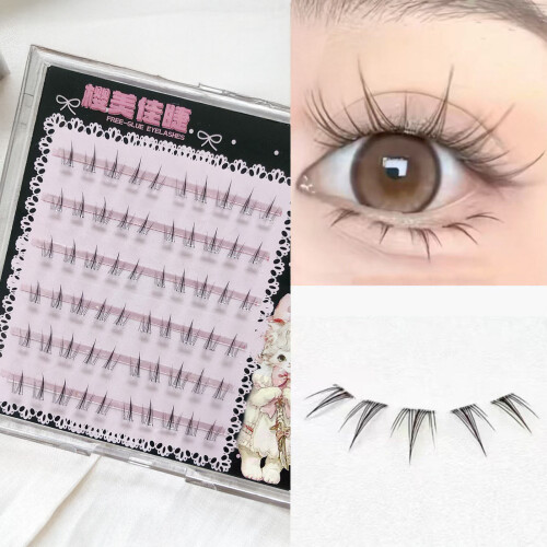 (6 Rows) Fluffy DIY Cluster Lashes - No Glue Needed 2