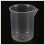 12 Pcs 50 Ml Laboratory Plastic Water Liquid Measuring Cup Transparent 4