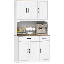 Alacena de Cocina Blanco 94 x 39.5 x 175.2 cm