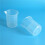 Kitchen Lab Graduated Beaker Clear Plastic Measuring Cup Thicken with Cap Measuring Jug 200ML 8Pcs 5