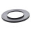 4X Camera Lens Filter Step  Ring 49mm-77mm Adapter Black 2