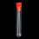 40 Pcs Non-Completed Plastic Test Tubes Lab Test Tool with Screw Cap Transparent, 12 x 60mm 2