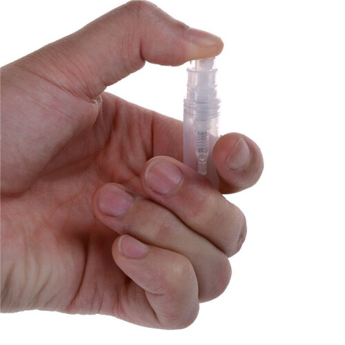 Transparent 2 ML Spray Plastic Bottle Spray Perfume Empty Sample Bottle Suitable for Travel Party 240Pcs 2