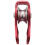 4 Pcs Rock Pulley Rope Tree Climbing Climber Arborist Fixed Pulley Red 4