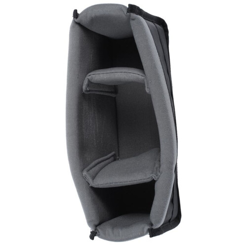 3X Shockproof Dslr Slr Camera Insert Organizer Case Partition Divider Protection Case(Black+Grey) 2
