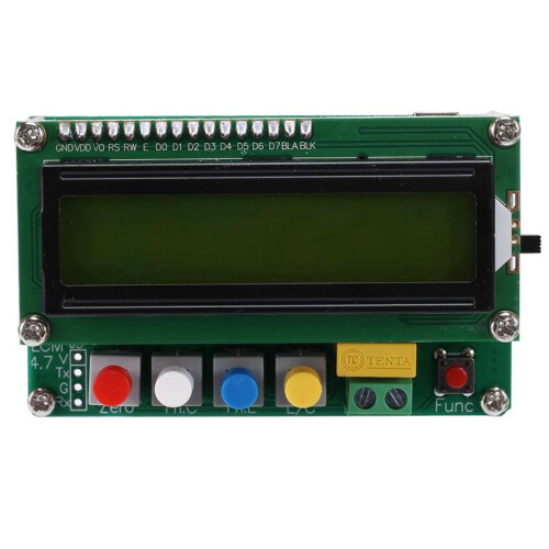 2X Inductance Capacitance L/C Meter Digital Capacitor Meter LCD Capacitance Meter Tester USB Interface with USB Cable