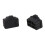 Ethernet Hub Port RJ45 Anti Dust Cover Cap Protector Plug 80Pcs Black 5