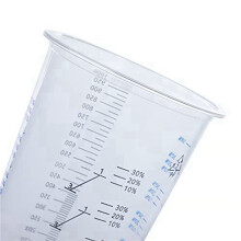 32 Oz (1000 Ml) Jednorazowe, Elastyczne, Przezroczyste, Plastikowe Kubki do Mieszania z Podziałką, Używane do Farb, żywic Epoksydowych, Proporcje