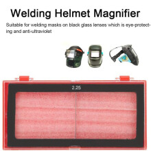 2X Arc Welding Magnifier Lens  Screen Helmet Glass Diopter 2.25 Anti-Glare Welding Mask Goggles
