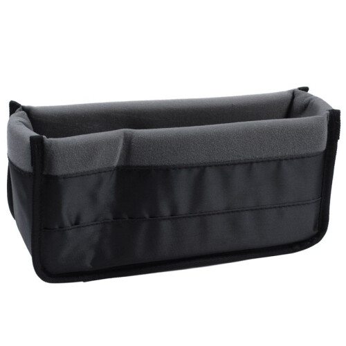 2X Shockproof Dslr Slr Camera Insert Organizer Case Partition Divider Protection Case(Black+Grey)
