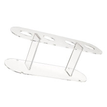3pcs Acrylic 4-Hole Double Layer Ice Cream Cone Stand