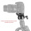 2X DY-60N Tripod  Levelling Base Adjusting Plate with Bubble Level for DSLR Camera 6