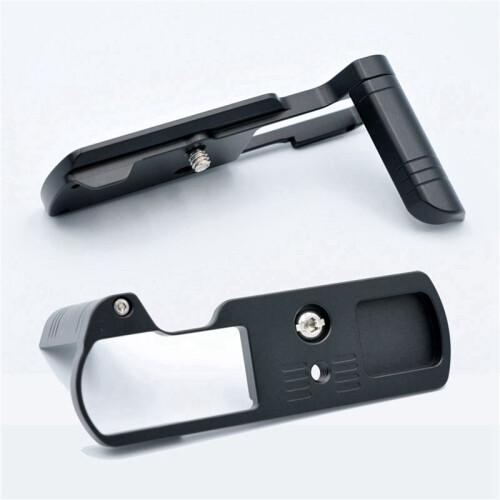2X Camera L Bracket,Quick Release Plate for  GX9/GX85/GX7II Grip Base Vertical Quick Release L Plate Black