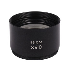 2X Wd165 0,5X Microscopio Stereo Lente Ausiliaria Obiettivo Lente di Barlow con Filettatura di Montaggio 1-7 / 8 Pollici (M48mm)