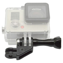 2X 90 Adapter Zur Winkelmontage mit Flügelschraube Für Hero 4/3 / 3/2/1 und Sjcam Sj4000 5000 Schwarz