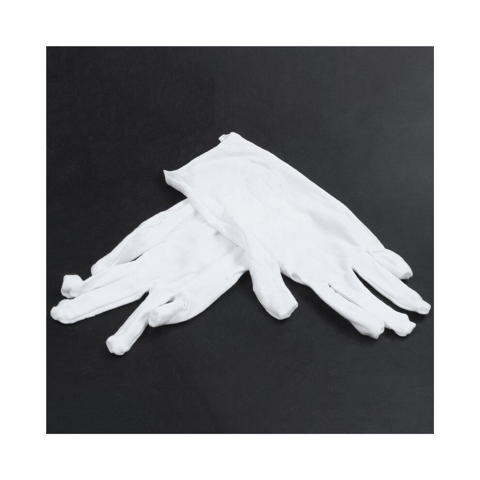 10X White Cotton Gloves Anti-Static Gloves Protective Gloves For Housework Workers 6032522674807