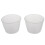 10X Plastic 120Ml Electric Cooker Rice Measuring Cup 2Pcs Clear White 4