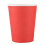 60 Paper Cups (9oz) - Plain Solid Colours Birthday Party Tableware Catering(Red) 3