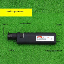 6X 400X Magnification Optical Fiber Inspection Microscope with SC FC LC ST MU E2000 Universal Adapter for Fiber Cleaning