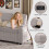 Joolihome 3-in-1 Corduroy Convertible Pull Out Sofa Bed, USB 6