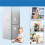 Refrigerator Lock Combination 4 Pack Refrigerator Lock for Children Adhesive Freezer Lock Child Safe Refrigerator Lock 3
