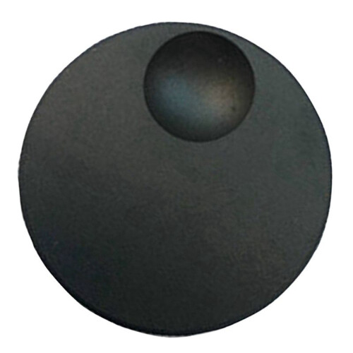 2X Matte Universal Convenient 32x13mm 6mm Hole Black Solid Aluminum Solid Volume Potentiometer Control Knob 1