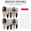 (S) 10PCS Flash Cat Eye False Nails for Women 3