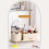 360 Rotating Makeup Organizer Box with Drawer, 5016.5cm, Beige/Green/White 9
