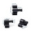 2X Sliding Barn , Adjustable Door Stoppers, Replacement Part Rail Track Hardware Accessories 6