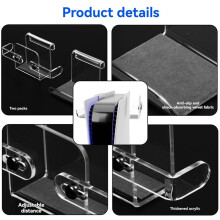 Soporte para Mando de Juego para Consola para para PS5 PlayStation5, Soporte Superior para Auriculares.
