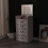 Westwood WestWood White LED Vanity Dressing Table w/ 3 Drawers Flip Mirror Storage Stool 13