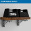 Adjustable Triangle Folding Angle Bracket 10'' Heavy Duty Support Wall Mounted for Bench Table Shelf Furniture Hardware 5