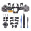 2X Ergonomic Micro- Tactile Clicky Hair Trigger Kit for PS5 Controller BDM-030/040/050 12Key A 4